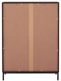 Skrinka v dekore orecha v prírodnej farbe 80x110 cm Celine - Støraa