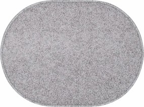 AKCIA: 80x150 cm Kusový koberec Eton šedý ovál, šedá, chodba / predsieň, Vopi