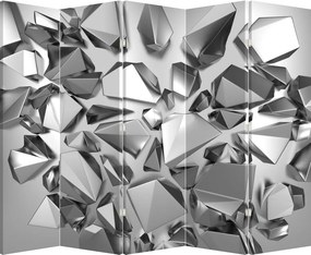 Paraván - 3D abstrakcie (210x170 cm)