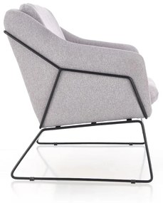 Pohovka Soft II XL, dvojsedák, sivá / čierna