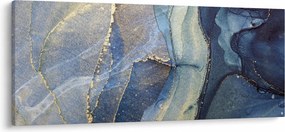 Obraz - Abstrakcia alkoholovým atramentom (120x50 cm)