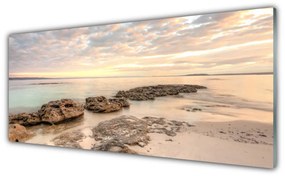 Obraz plexi More kamene krajina 125x50 cm