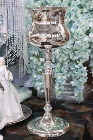Strieborná luxusná váza 58 cm