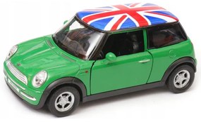 008805 Kovový model auta - Nex 1:34 - MINI COOPER (UK) Žltá