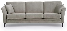 Hnedá zamatová pohovka 237 cm Eden - Scandic