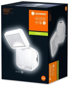Ledvance - LED Vonkajšie nástenné svietidlo so senzorom BATTERY LED/4W/4xD IP54