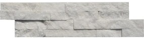 Obkladový kameň QUARZIT biely 10x40 cm