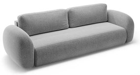 Svetlosivá ženilková rozkladacia/s úložným priestorom pohovka 262 cm Tonale – Cosmopolitan Design