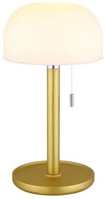 Globo 21016M - LED stolná lampa NORMAN LED/1,5W/3,7V 3000/4200/6000K mosadz