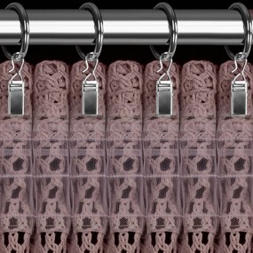 ZÁVES NA PÁSKE GABBY 140X270 CM RUŽOVÁ