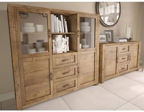 Gala nábytok Komoda NEVADA K2D, lefkas ciemny