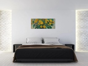 Obraz - Claude Monet, Jerusalem Artichoke Flowers, reprodukcia (120x50 cm)