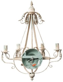 Biela patina nástenné svietidlo 71*54