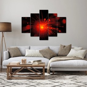 Obraz iskrenie abstrakcie (150x105 cm)