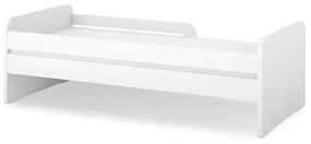 Biela detská posteľ s matracom/s roštom 80x200 cm Duuli – ELTAP