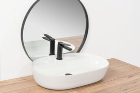 Rea Aura, umývadlo na dosku 610x410x130 mm, biela lesklá, REA-U7900