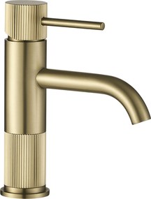 Rea Lungo Stripe, umývadlová batéria, zlatá matná, REA-B8050