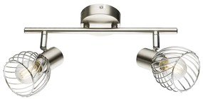 Globo 54809-2 - Bodové svietidlo TEXAS 2xE14/40W/230V matný chróm