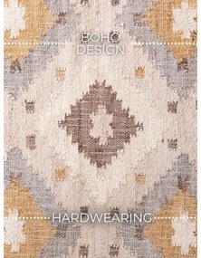 Krémový ručne tkaný jutový koberec 120x170 cm Roya Imani – Elle Decoration