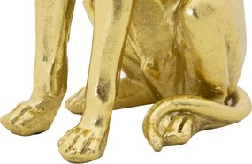 Dekoratívna soška Dog 33 cm zlatá