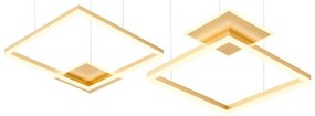 Redo 01-2615 - LED stmievateľný závesný luster na lankách SIGUA LED/137W/230V CRI 90 zlatý