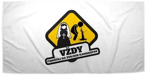 Sablio Uterák Vždy pamätaj na svojich kamarátov - 30x50 cm