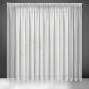 ZÁCLONA NA PÁSKE LOARA 300X270 CM BIELA