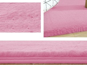 TZ Ružový obdĺžnikový koberec Rabbit Rozmer: 140x200