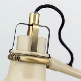 Orion LA 4-1222/1 - Stolná lampa SCHILLER 1xE27/40W/230V krémová/bronz