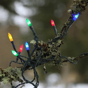 Bestent Svetelná reťaz 16m 80 LED Viacfarebná