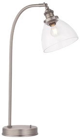 Endon 91740 - Stolná lampa HANSEN 1xE14/40W/230V matný chróm