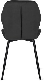 PROXIMA.store - Dizajnová jedálenská stolička LUCKY FARBA: horčicová, FARBA NÔH: čierna