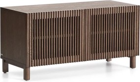 Tmavohnedá skrinka na topánky v dekore jaseňa 98x50x43 cm Beyla – Kave Home