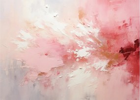 Sklenený obraz - Ružový abstrakt (70x50 cm)