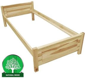 Posteľ Ł 90/200 borovica