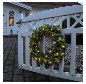 Eglo 410939 - LED Vonkajší vianočný veniec CALGARY 30xLED/0,064W/3,4/3V IP44