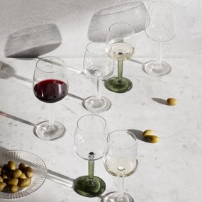 KÄHLER Pohár na víno Hammershøi Green 350 ml – set 2 ks
