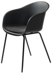 Čierna jedálenská stolička Unique Furniture Topley