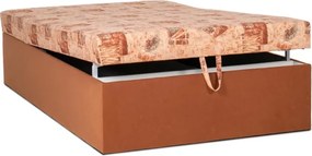 Polohovacia posteľ Alex Senior 120, hnedá (č.213 / 49, matrace b do 120 kg)