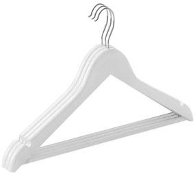 Vešiaky 3 ks drevené CRW03W-50