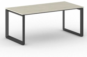 Kancelársky stôl PRIMO INSPIRE, čierna podnož, 1800 x 900 mm, dub prírodný