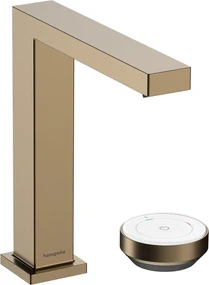 Hansgrohe Tecturis E, dvojotvorová umývadlová batéria 150 CoolStart EcoSmart+ s odtokovou súpravou, kartáčovaný bronz, HAN-73053140