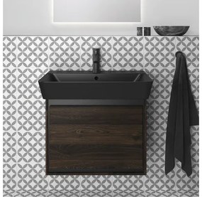 Klasické umývadlo Ideal Standard sanitárna keramika čierna 60 x 46 x 16 cm E0298V3