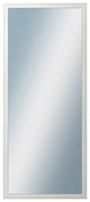 DANTIK - Zrkadlo v rámu, rozmer s rámom 60x140 cm z lišty LYON biela (2666)
