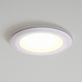 Stropné zapustené LED svetlo Elkton, Ø 8 cm