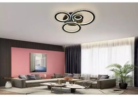 LED Stmievateľný prisadený luster LED/120W/230V 3000-6500K + diaľkové ovládanie