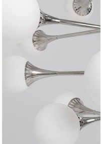 Bulb Fiction závesná lampa 20 strieborná Ø102 cm