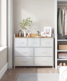 Komoda so zásuvkovými boxmi FLEXIRO 98x85 cm, krémová
