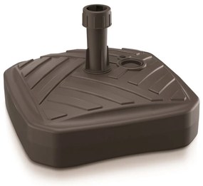 Podstavec pod slnečník, 39 x 39 cm, hnedá