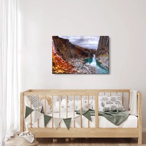 Obraz - kaňon Studlagil (90x60 cm)
